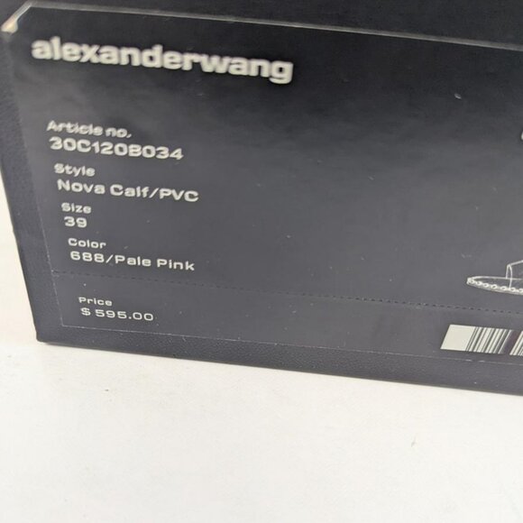 Used Alexander Wang Nova Slingback Stilleto Sandals pale pink - EU 39 | US 9 - Picture 2 of 8